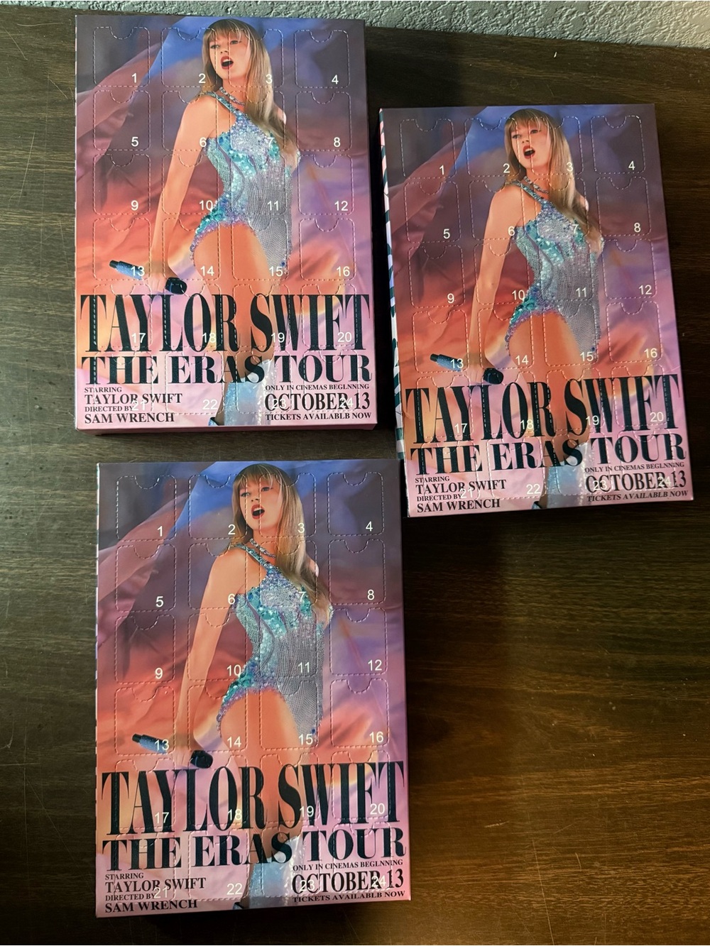(3) Taylor Swift The Eras Tour Advent Calendars New Sealed